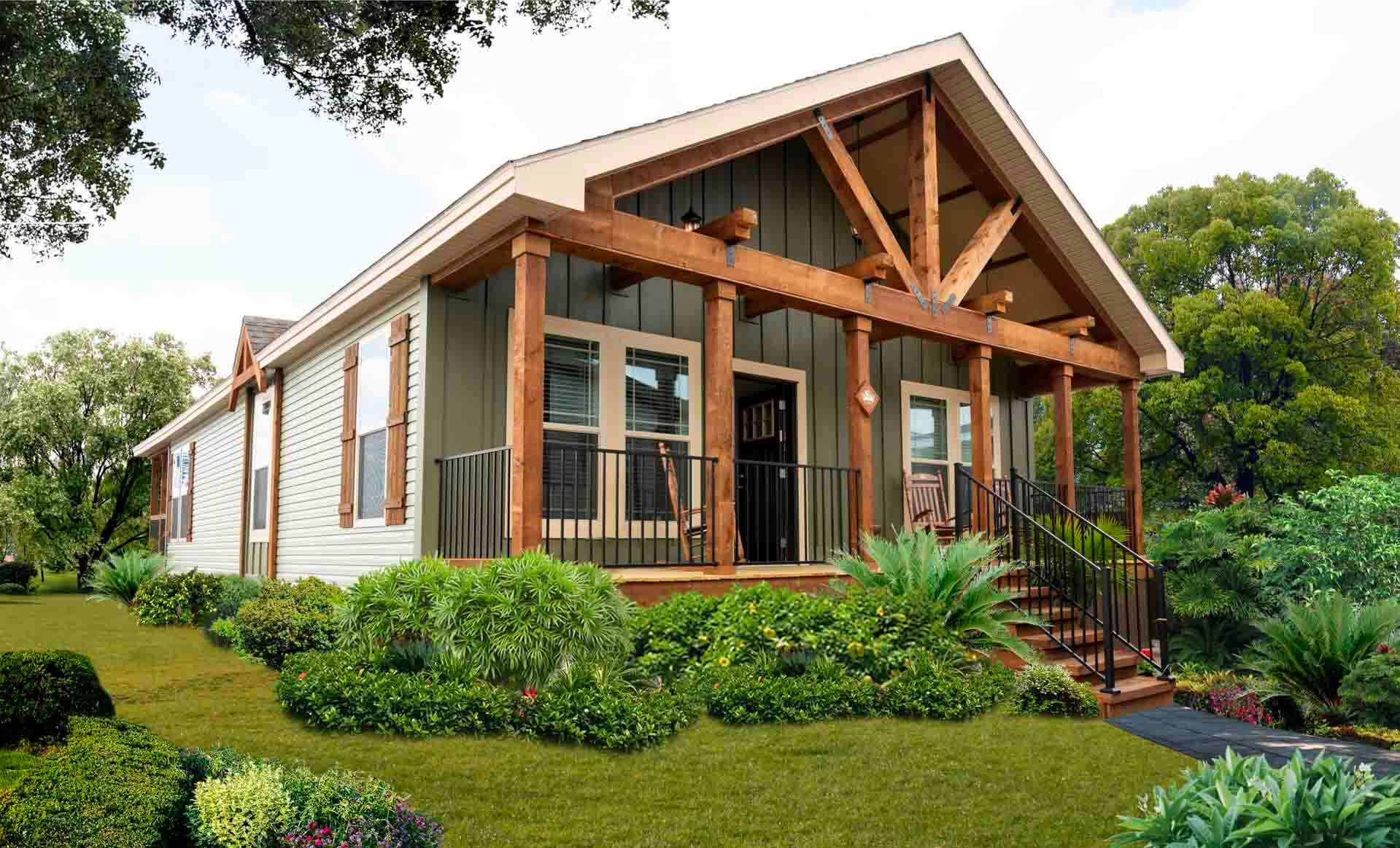 Exterior photo of a modular home