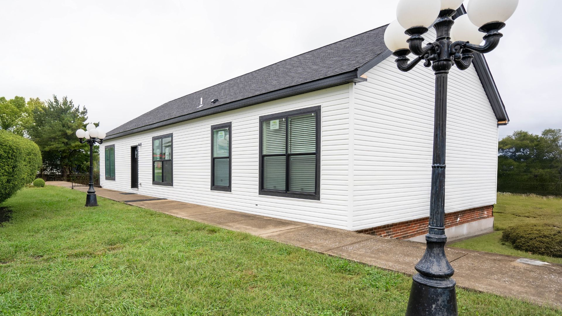 Exterior of a modern custom modular home